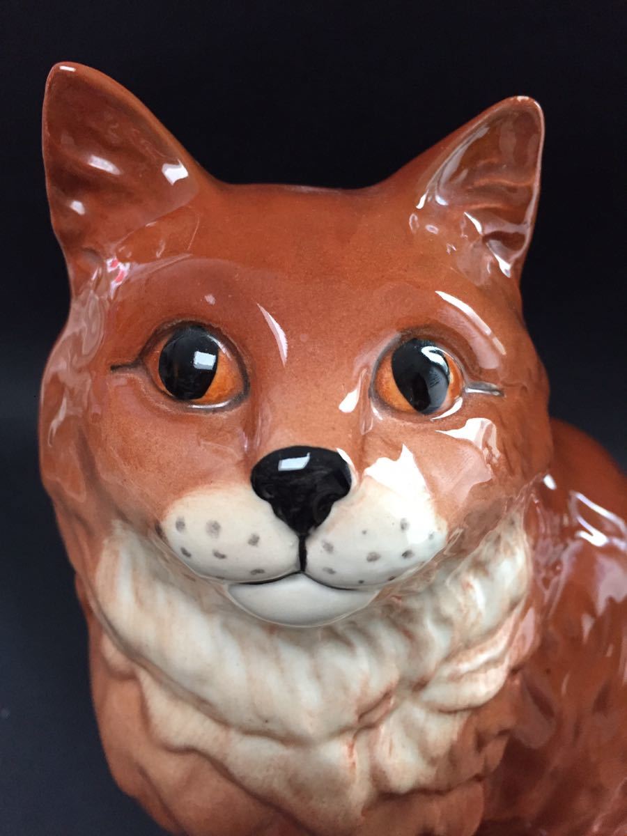 英国・イギリスヴィンテージ◆ Beswick ベスウィック　ペルシャ猫　フィギュリン　レッドブラウン_画像3