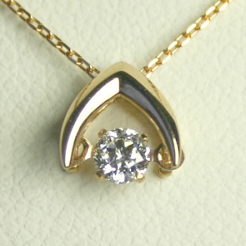 K18ダイヤモンドネックレス 0.27ct(H&Cのメレダイヤモンド使用)-