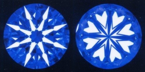 全ての ダイヤモンド ルース CGL H&C 3EXカット VS1クラス Fカラー 0.539ct 鑑定書付 0.5カラット 安い ダイヤモンド