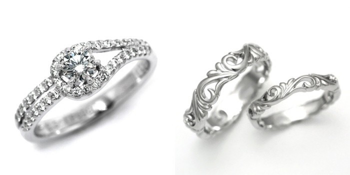 婚約指輪 安い 結婚指輪 セットリング ダイヤモンド プラチナ 0.2カラット 鑑定書付 0.223ct Fカラー VS1クラス 3EXカット H&C CGL