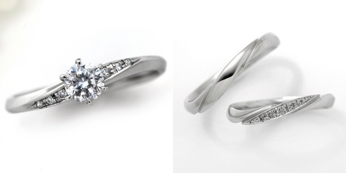 婚約指輪 安い 結婚指輪 セットリング ダイヤモンド プラチナ 0.6カラット 鑑定書付 0.650ct Gカラー SI2クラス 3EXカット H&C CGL_画像1