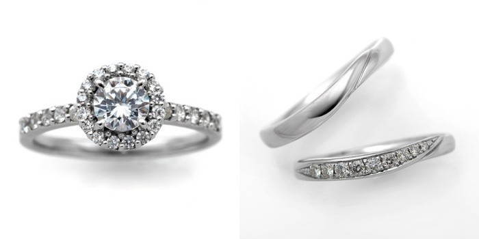 婚約指輪 結婚指輪 セットリング 安い ダイヤモンド プラチナ 0.2カラット 鑑定書付 0.263ct Fカラー VS1クラス 3EXカット H&C CGL
