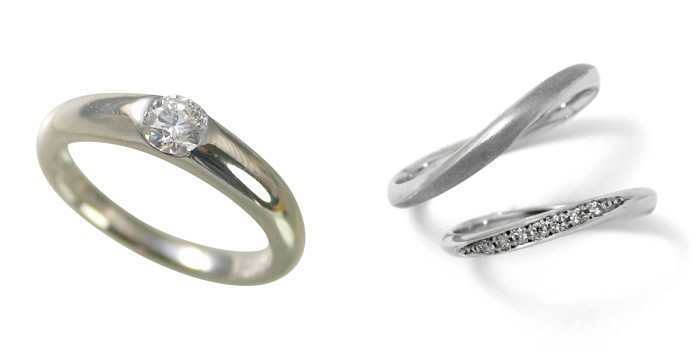 ヤフオク! - 婚約指輪 安い 結婚指輪 セットリング ダイヤモ...