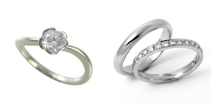 婚約指輪 結婚指輪 セットリング 安い ダイヤモンド プラチナ 0.2