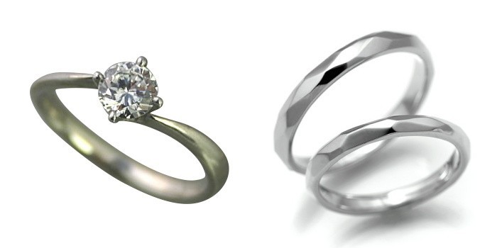 婚約指輪 安い 結婚指輪 セットリングダイヤモンド プラチナ 0.3カラット 鑑定書付 0.308ct Dカラー VVS2クラス 3EXカット H&C  CGL