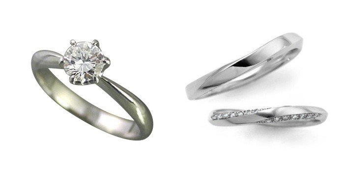 婚約指輪 安い 結婚指輪 セットリング ダイヤモンド プラチナ 0.2カラット 鑑定書付 0.268ct Fカラー VS1クラス 3EXカット H&C CGL_画像1