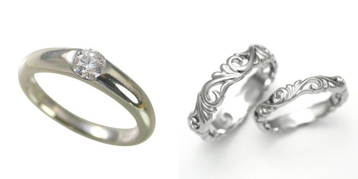 婚約指輪 安い 結婚指輪 セットリング ダイヤモンド プラチナ 0.2カラット 鑑定書付 0.203ct Fカラー VVS1クラス 3EXカット H&C CGL_画像1