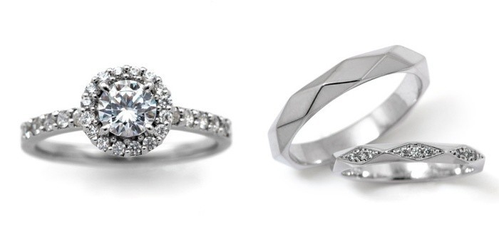 年末のプロモーション大特価！ 安い 婚約指輪 結婚指輪 CGL H&C 3EX
