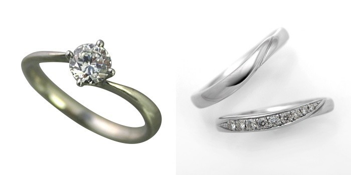 婚約指輪 安い 結婚指輪 セットリング ダイヤモンド プラチナ 0.5