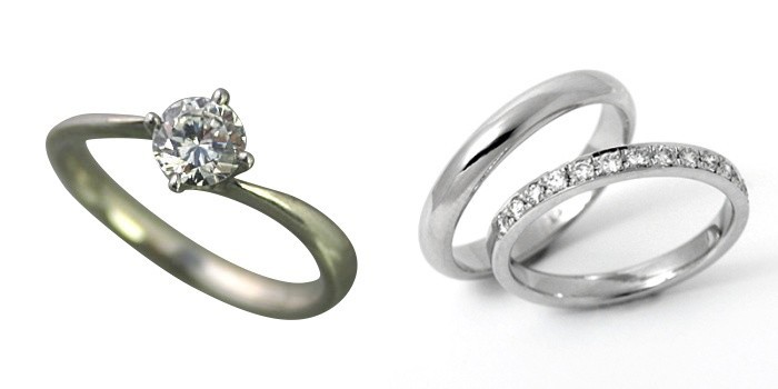 婚約指輪 安い 結婚指輪 セットリングダイヤモンド プラチナ 0.3カラット 鑑定書付 0.319ct Eカラー VVS1クラス 3EXカット H&C CGL_画像1