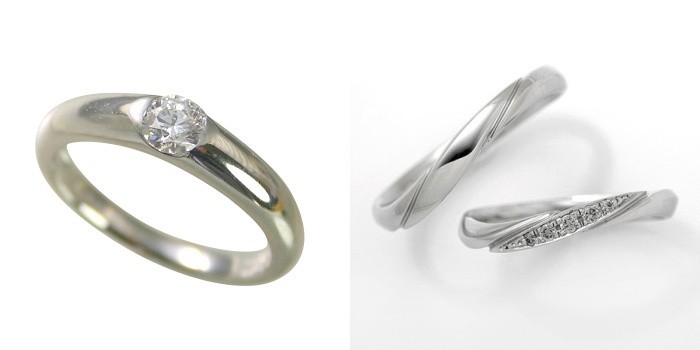 婚約指輪 安い 結婚指輪 セットリング ダイヤモンド プラチナ 0.4カラット 鑑定書付 0.415ct Eカラー VS1クラス 3EXカット H&C CGL_画像1