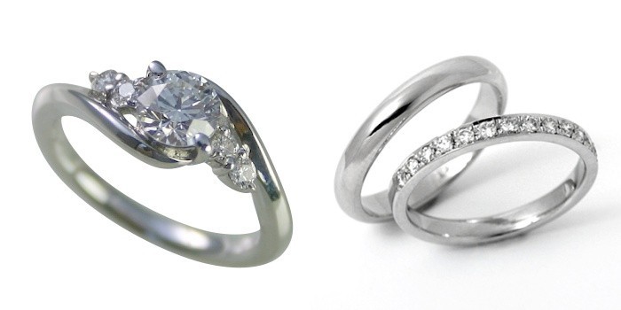 婚約指輪　安い　結婚指輪　0.204ct　VS1クラス　HC　セットリング　3EXカット　Eカラー　プラチナ　ダイヤモンド　鑑定書付　0.2カラット　CGL
