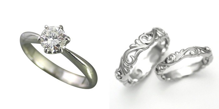 婚約指輪 安い 結婚指輪 セットリング ダイヤモンド プラチナ 0.2カラット 鑑定書付 0.239ct Gカラー VS1クラス 3EXカット H&C CGL_画像1