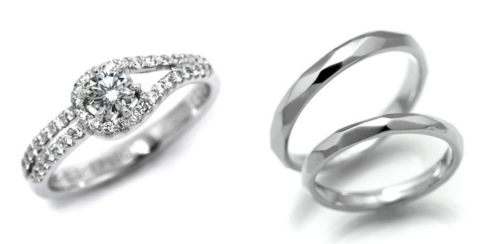 都内で 婚約指輪 安い エンゲージリング ダイヤモンド 0.4カラット
