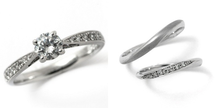婚約指輪 安い 結婚指輪 セットリング ダイヤモンド プラチナ 0.2カラット 鑑定書付 0.212ct Fカラー VS2クラス 3EXカット H&C CGL_画像1