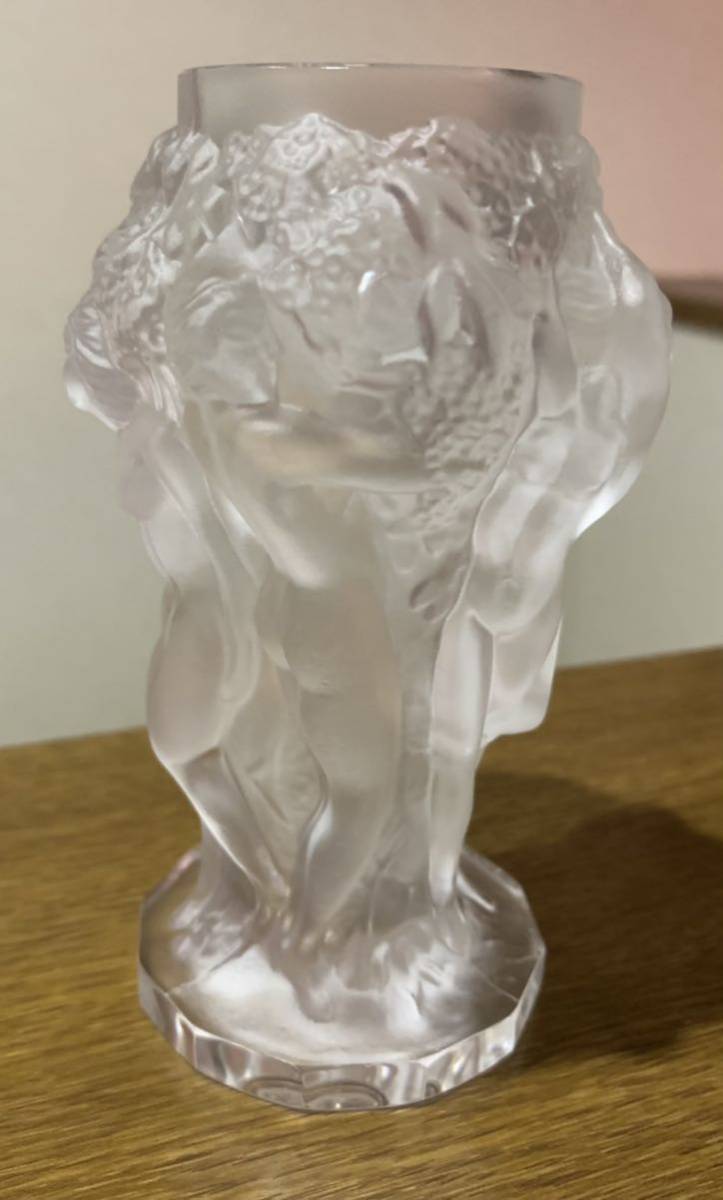 レア ラリック ボヘミアンガラス ヌード 花瓶 1930年代 Lalique 工芸品
