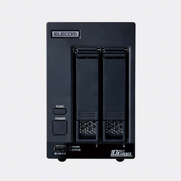 2ベイデスクトップ型NAS 2TB(1TBx2台) Windows Server IoT 2022 for Storage Standard Edition搭載: NSB-72D02TS22_画像2