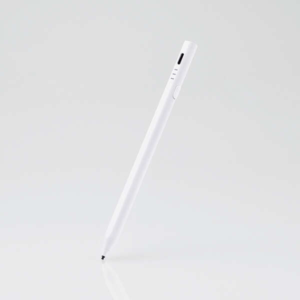 【正規品】 充電式ハイブリッドタッチペン スイッチを長押しするだけで、iPadモードと汎用モードに切り替えられる: P-TPACSTHY01WH その他 【正規品】 充電式ハイブリッドタッチペン スイッチを長押しするだけで、iPadモードと汎用モードに切り替えられる: P-TPACSTHY01WH その他