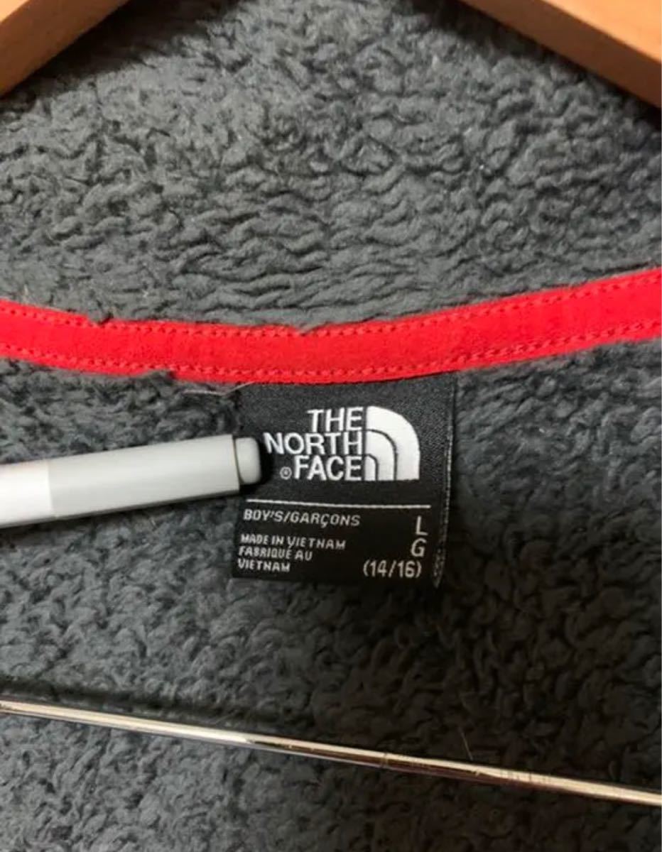 ノースフェイス ボーイズ フロントフルジップ フリース レッド THE NORTH FACE フリースジャケット