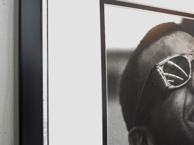 レイ・チャールズ/1960/アート ピクチャー額装/Ray Charles/Framed Ray Charles/お店のディスプレイ/壁飾り/ソウルアイコン_画像3