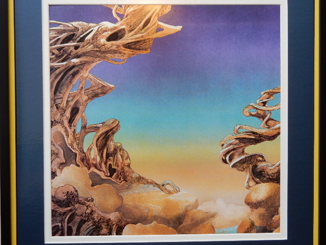 ザ・イエス/イエスタデイズ/名盤 レコジャケ・ポスター額装/The Yes/Yesterdays/Framed Progressive Rock/王道 プログレ/Framed YES Album_画像2