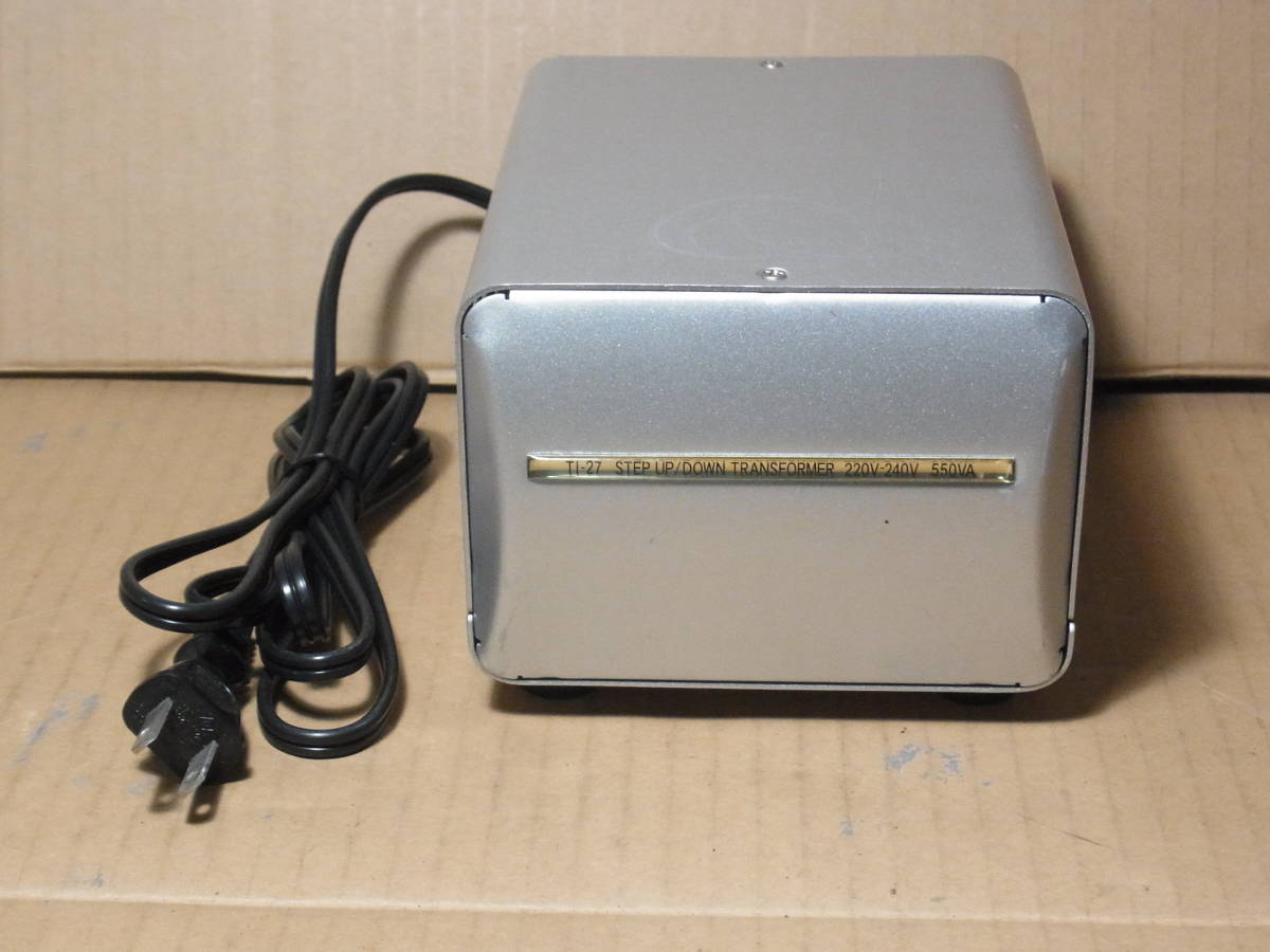 カシムラ 変圧器 TI-27(中古品 アップ ダウン トランス 100V⇔220