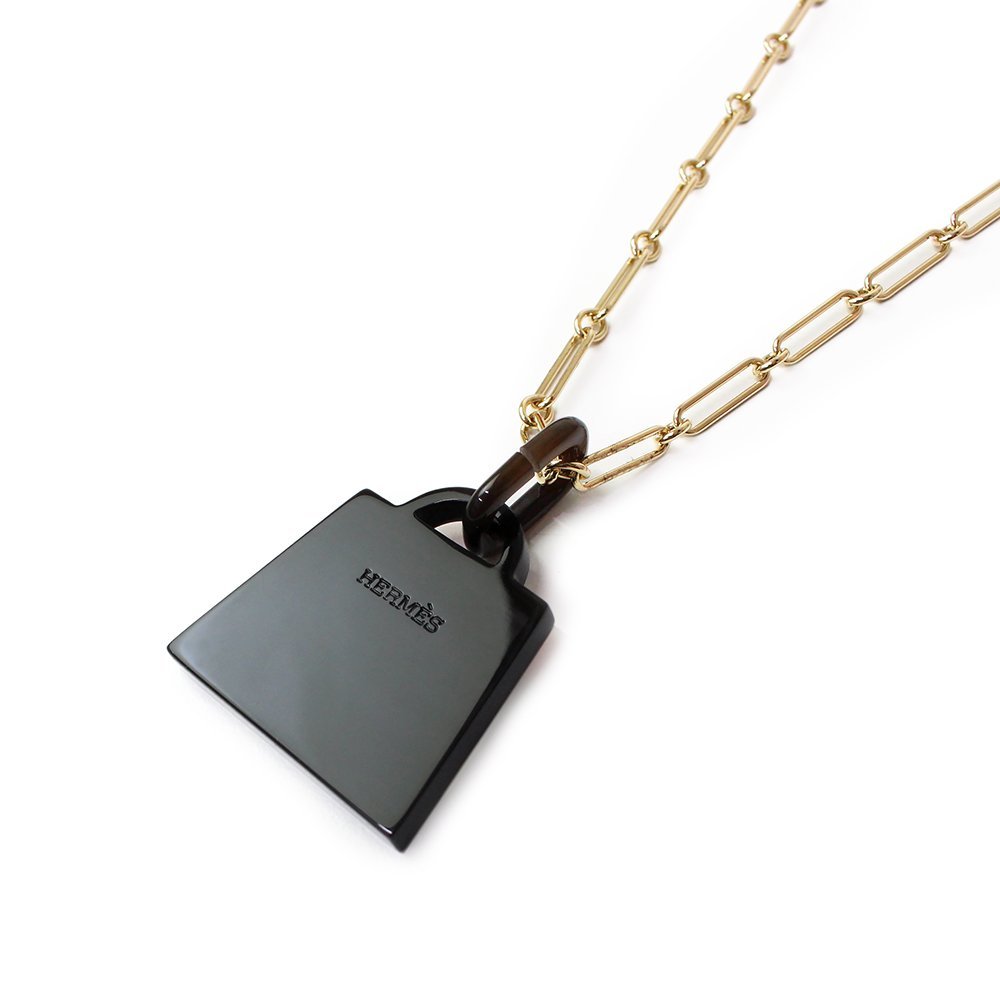 未使用 展示品)エルメス HERMES バッファローホーン アミュレット