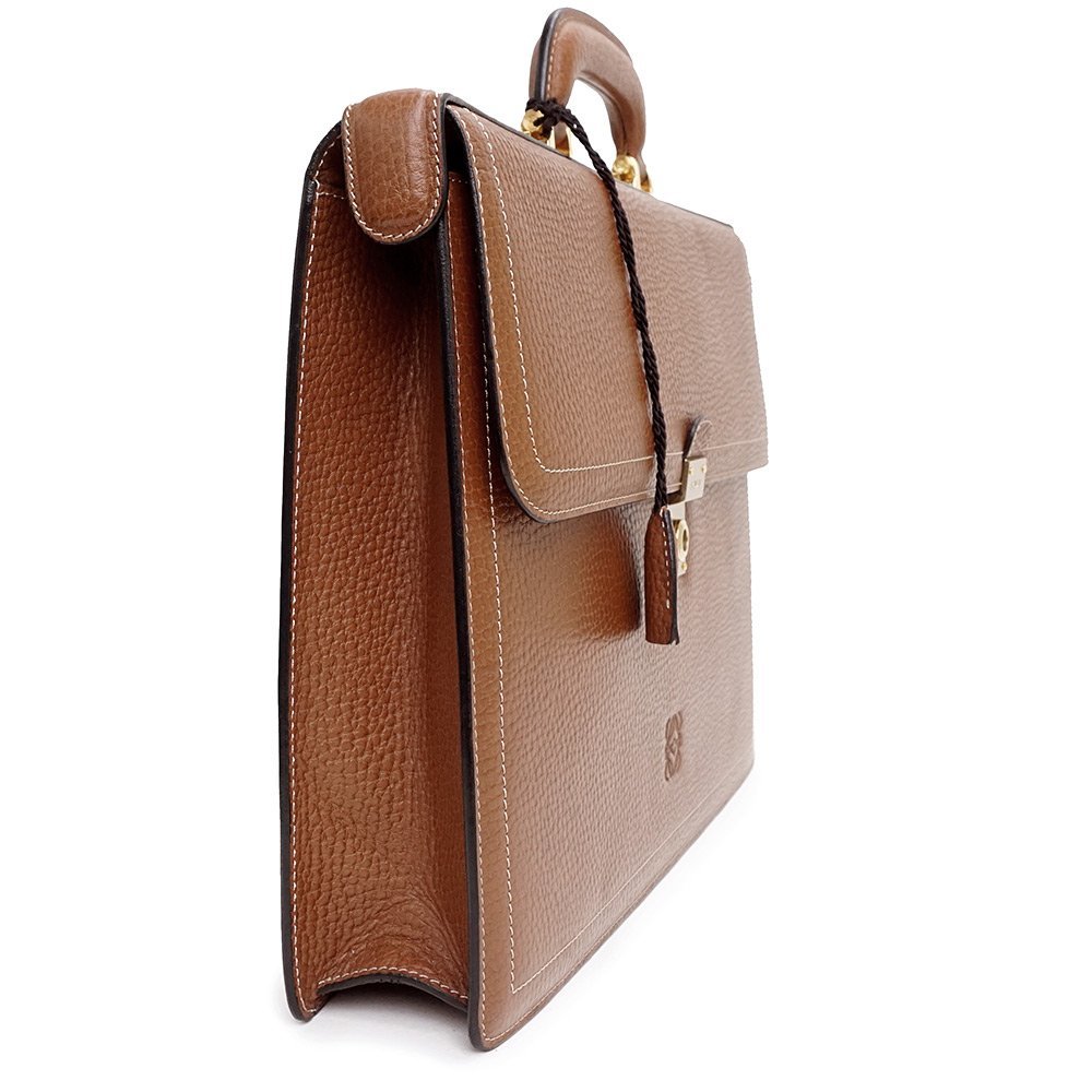 未使用 展示品)ロエベ LOEWE アナグラム ビジネスバッグ ハンドバッグ