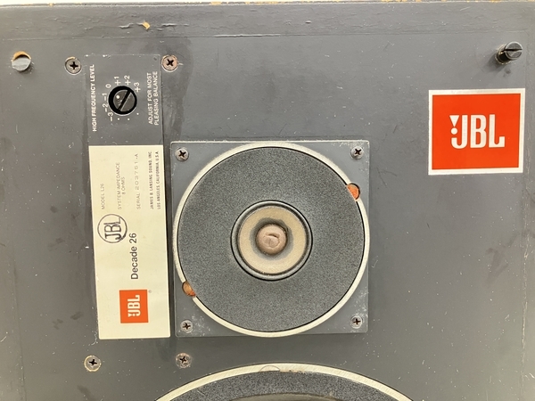 引取限定】JBL Model L26 2way ブックシェルフ型 ペア スピーカー 音響