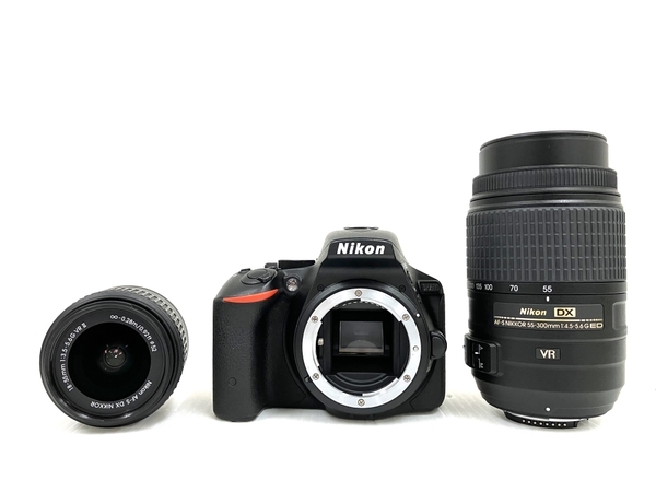 Nikon D5500 デジタル一眼レフ カメラ 18-55mm 55-300mm ダブルズーム