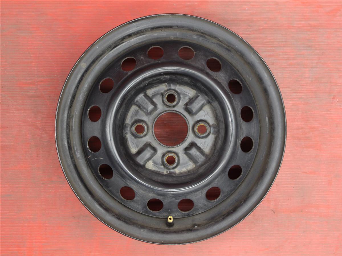 【 激安 中古 4本セット 】 トヨタ ヴィッツ 10系 純正 スチールホイール 鉄ホイール 13インチ 5J +39 PCD100 4穴 ハブ径Φ54 cc13_画像7