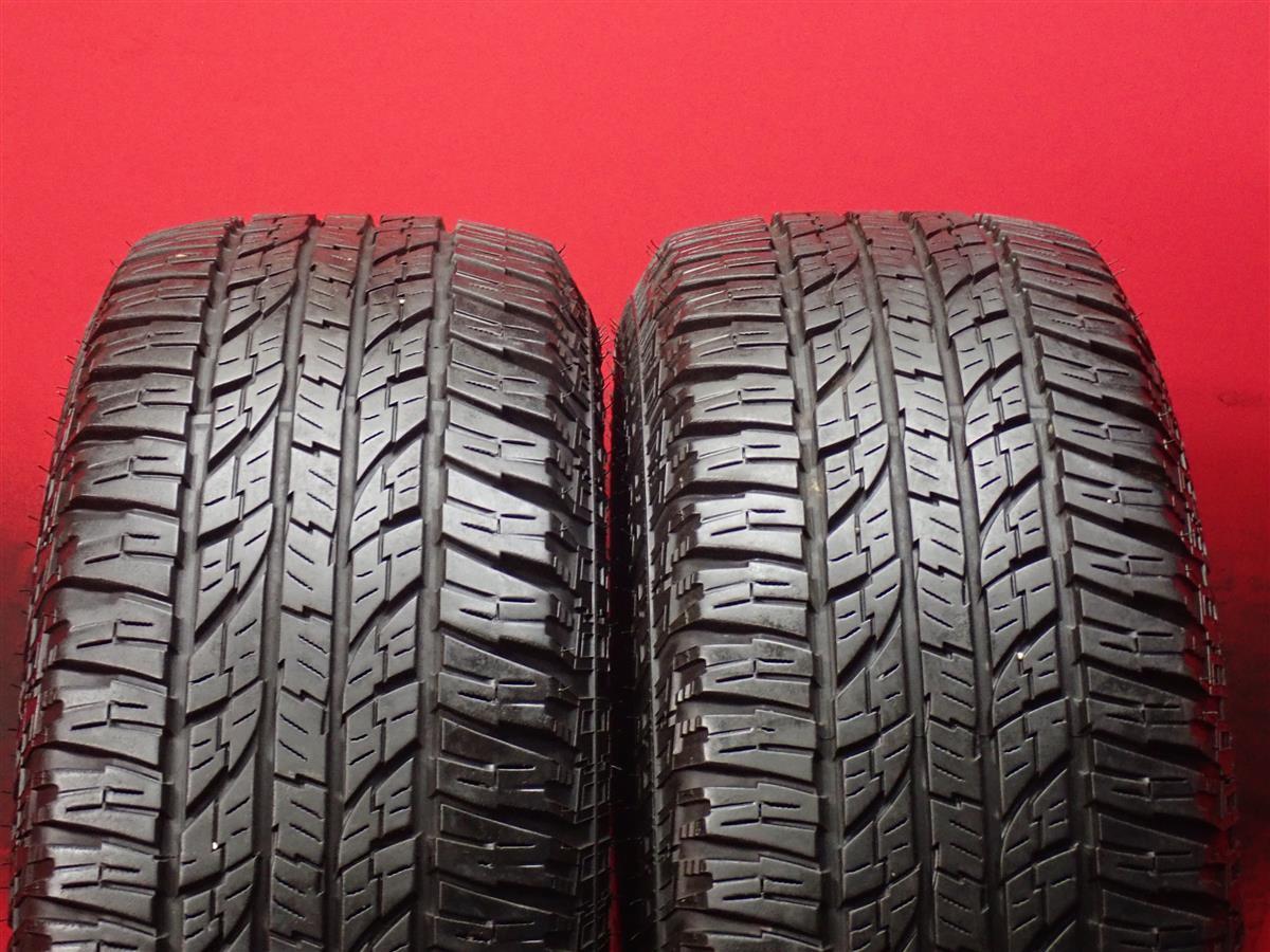 タイヤ2本 《 ヨコハマ 》 ジオランダーA/TG015 [ 265/70R16 112H ]8.5分山★ サーフ プラド パジェロ タコマ サファリ n16_画像1