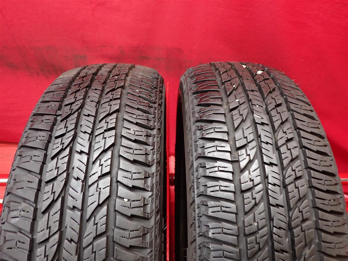 中古タイヤ 165/60R15 77H 2本セット ヨコハマ ジオランダー A/T G015 YOKOHAMA GEOLANDAR A/T G015 8.5分山 ソリオ ハスラー デリカ D:2_画像1