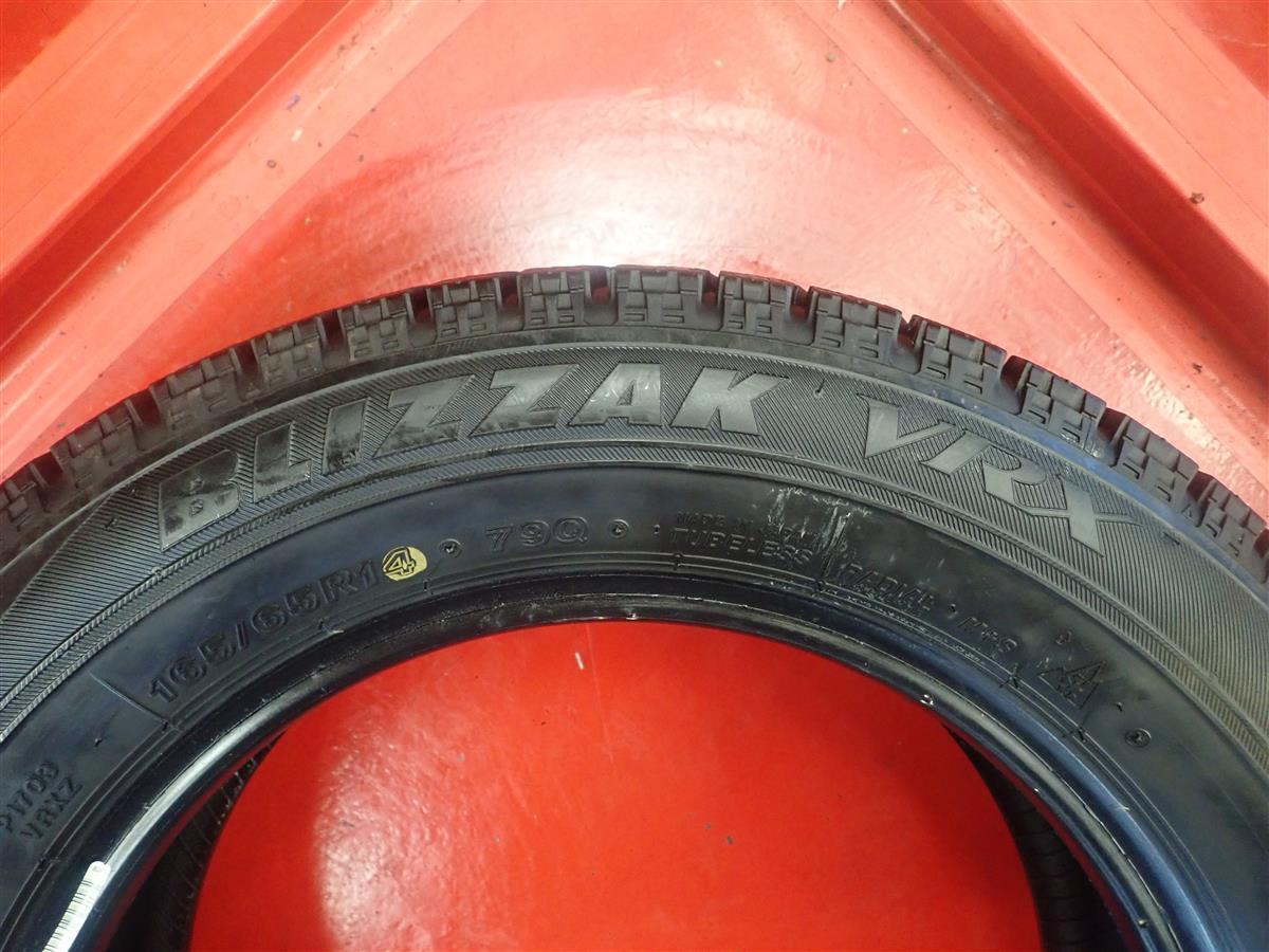 スタッドレス4本 《ブリヂストン》ブリザックVRX 165/65R14 9.5/9分山★タンクルーミートールハスラーに！stati14_画像10