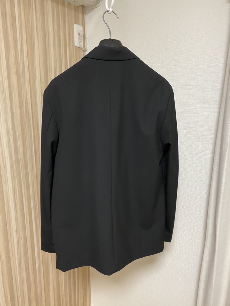ZARA新品未使用ブラックジャケットボタンなし羽織テーラードジャケット Mサイズ