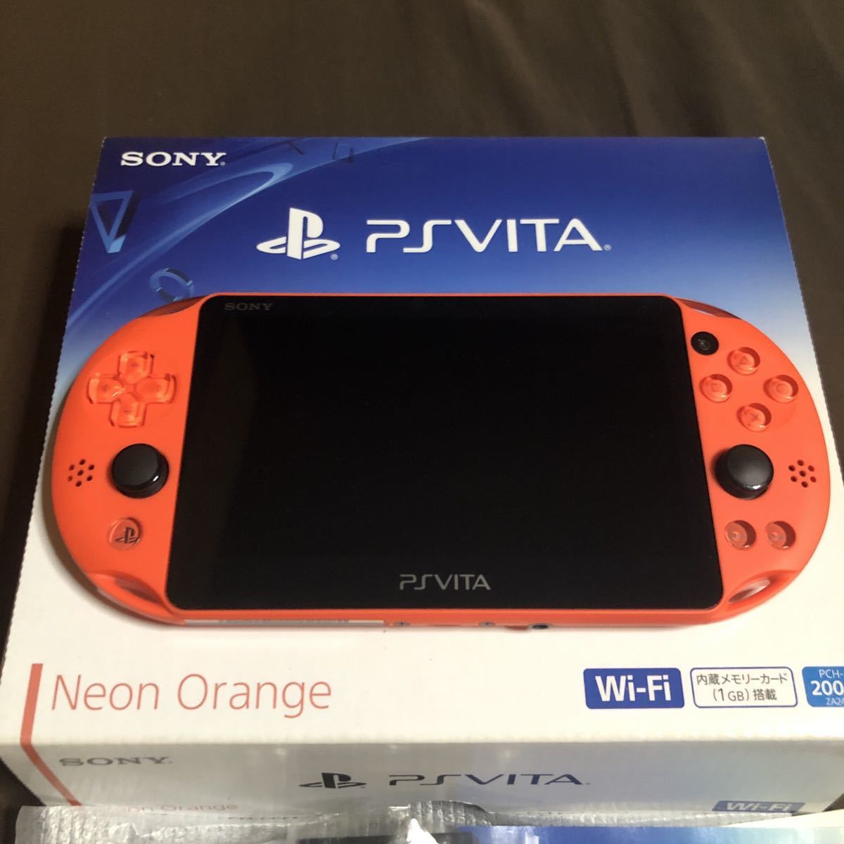 PS Vita PCH-2000 ネオンオレンジ メモリーカード付き(PS Vita本体 