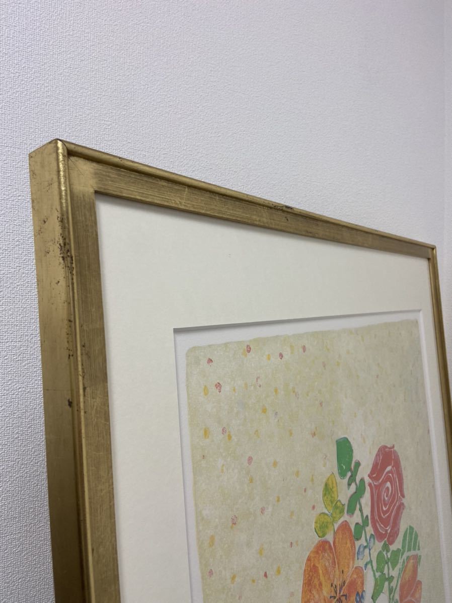 ポール アイズピリ/PAUL AIZPIRI「ピンクバックの青い花瓶の花束 ポール アイズピリ/PAUL AIZPIRI「ピンクバックの青い花瓶の花束