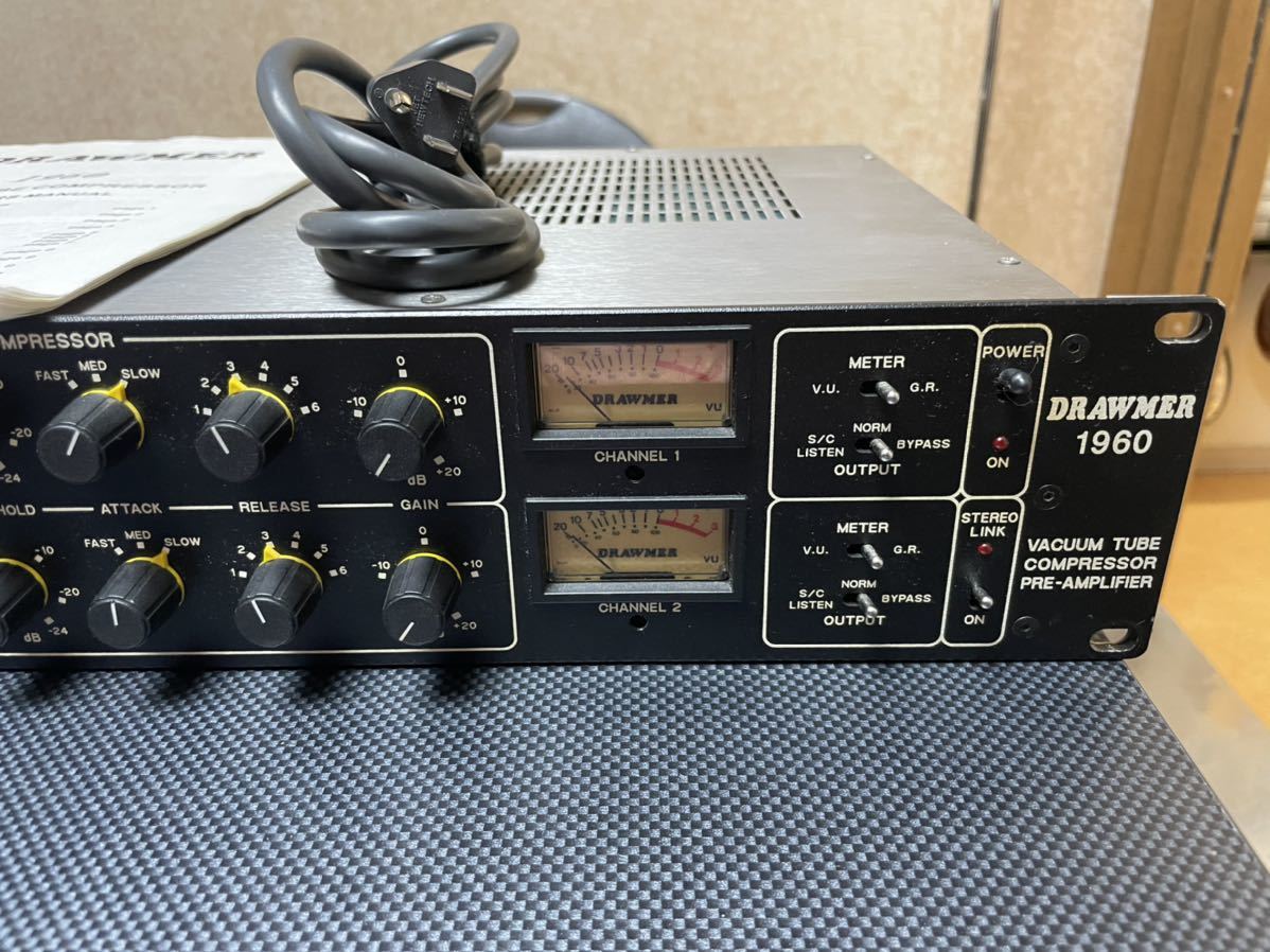 【時間指定不可】 Drawmer 1960 初期型銀パネ ジャンク