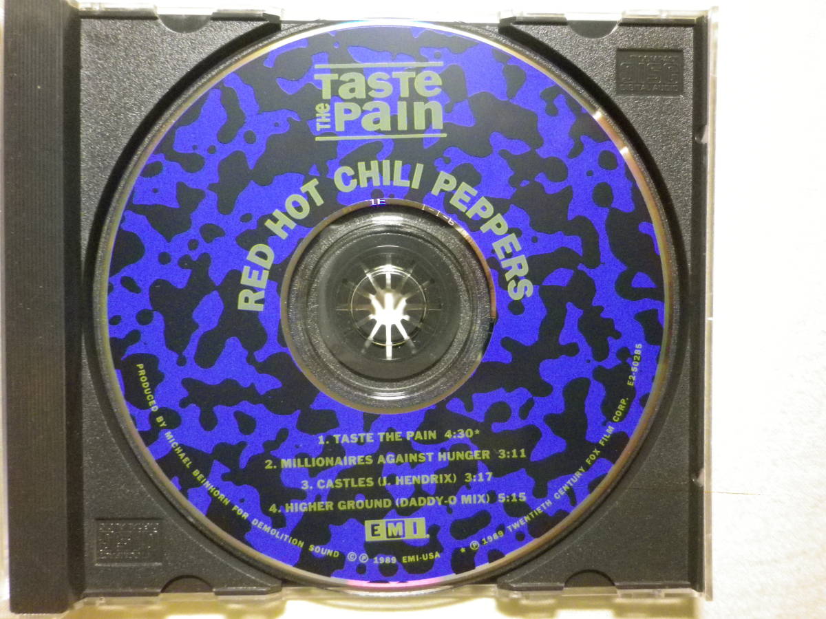 [Red Hot Chili Peppers/Taste The Pain(1989)](EMI-USA E2-50285,USA запись,4track,Millionaires Against Hunger,Castles,Higher Ground)