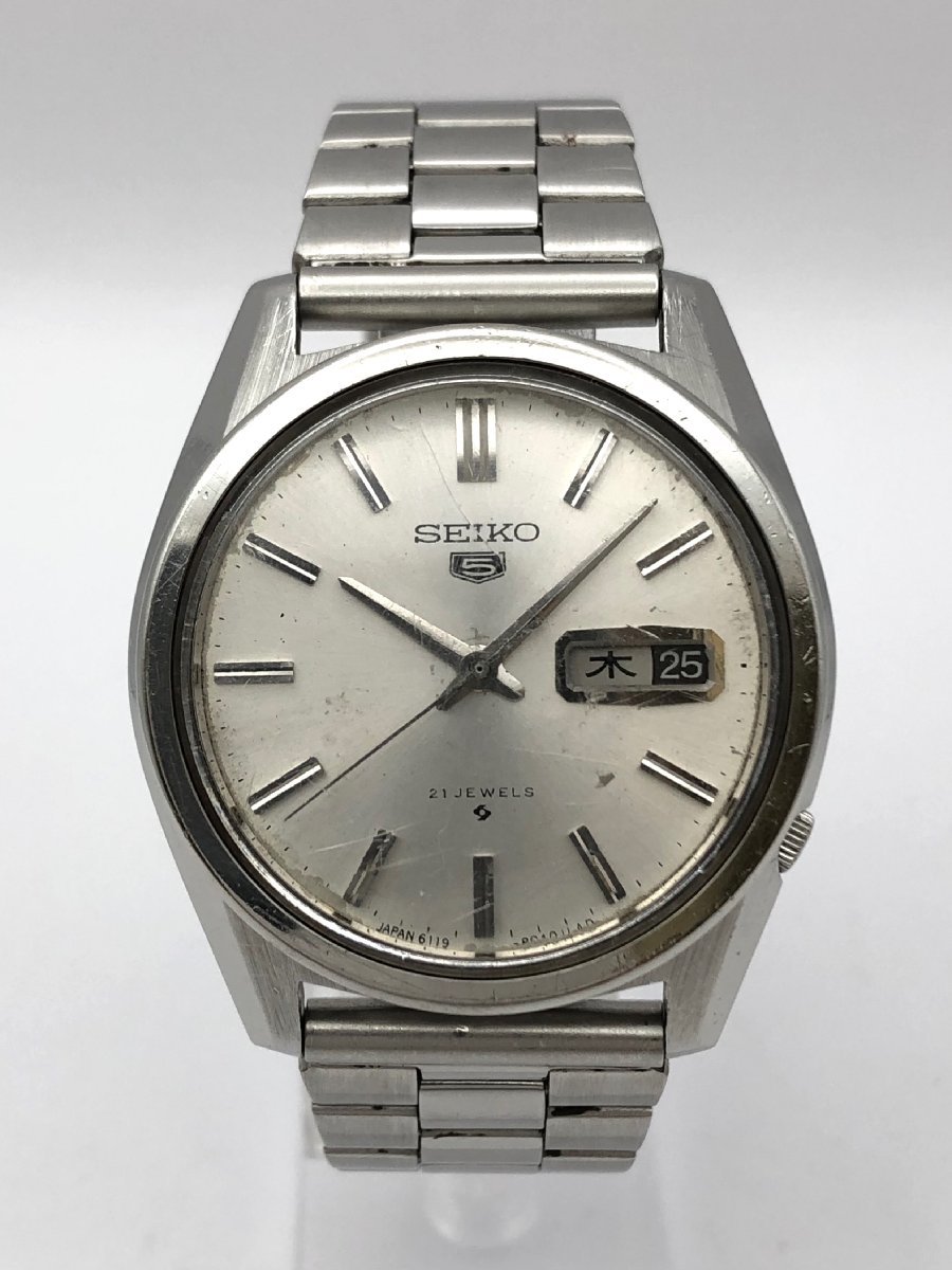 １円～/SEIKO/セイコー/5/6119-8040/21石/デイデイト/シルバーカラー/自動巻/メンズ腕時計/稼動品/ジャンク/No113  product details | Proxy bidding and ordering service for auctions and  shopping within Japan and the United States - Get the latest news on sales  ...