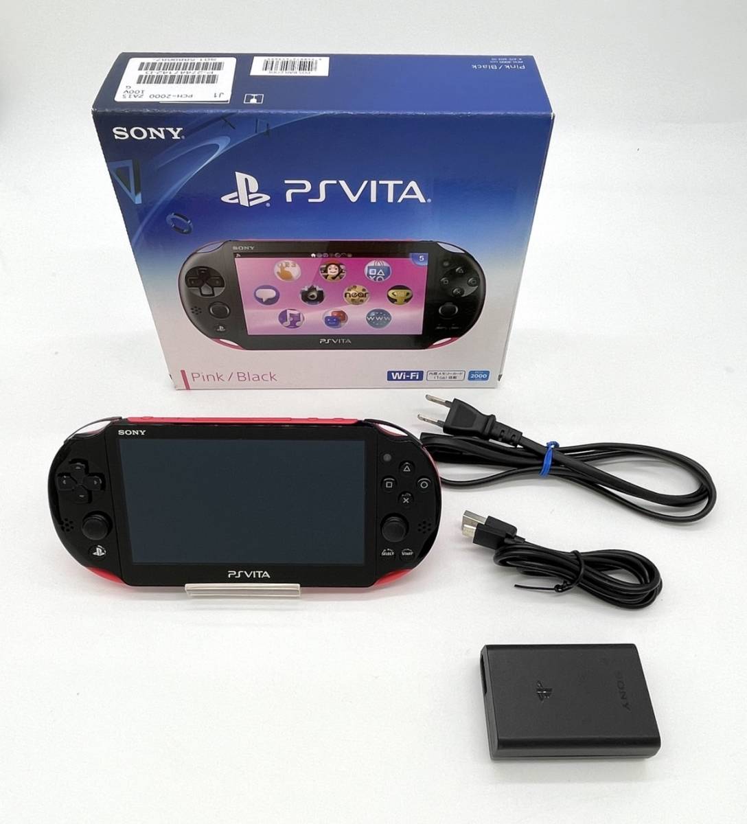 つやあり PlayStation Vita Wi-Fiモデル ピンク/ブラック (PCH 