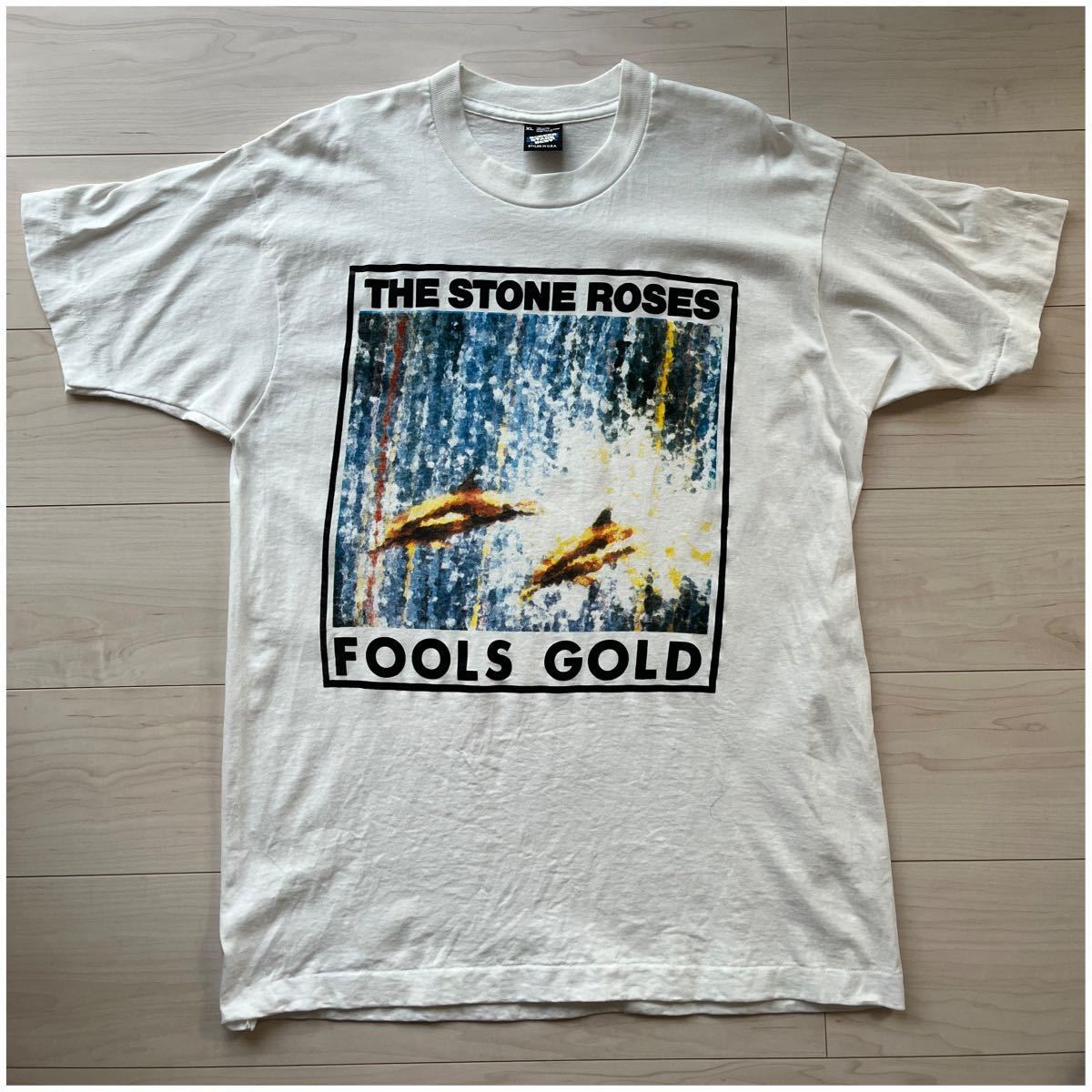 全部半額  ストーンローゼズ Tシャツ ROSES STONE THE 90s ヴィンテージ Tシャツ/カットソー(半袖/袖なし)