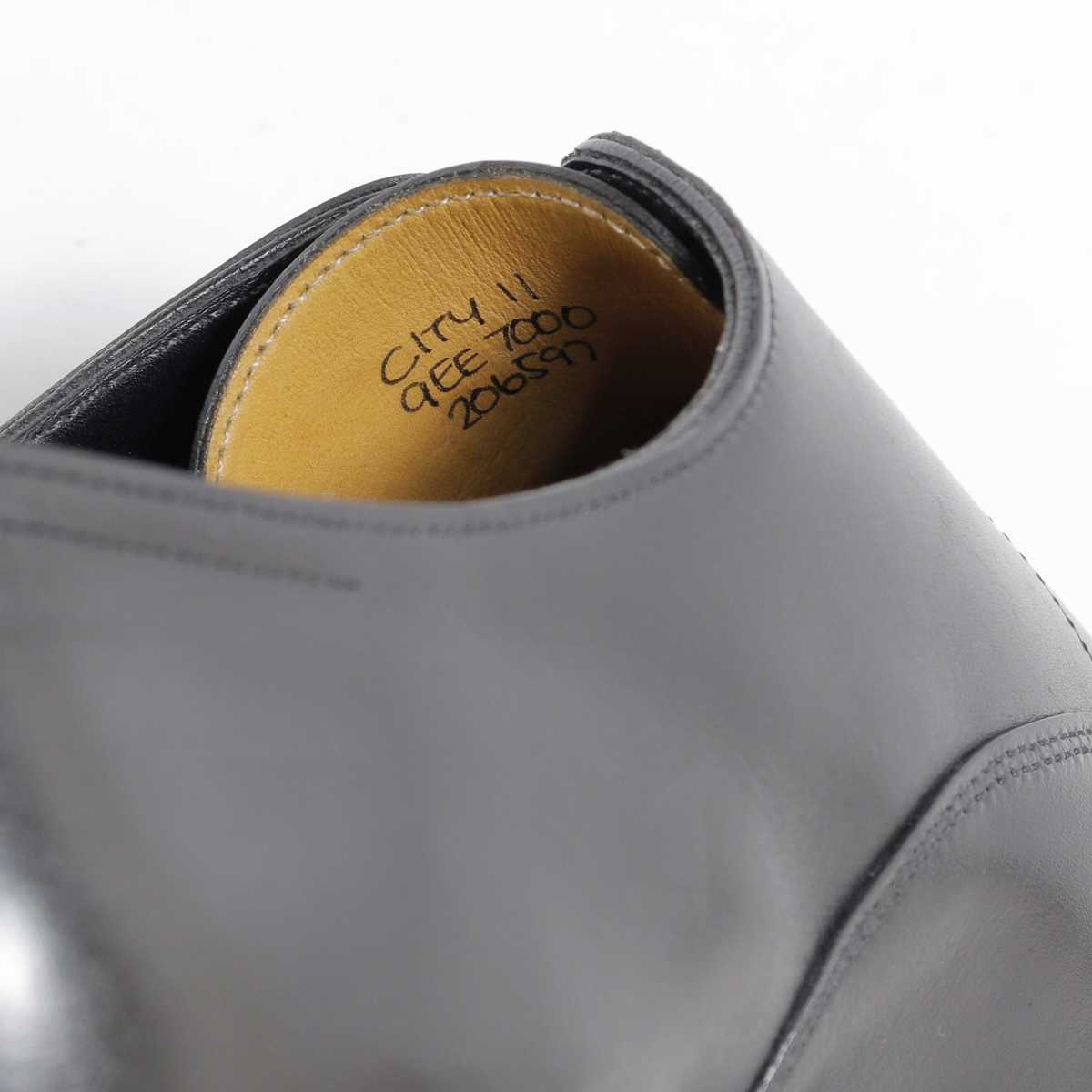 ☆美品☆【JOHN LOBB】CITYⅡ□9EE/27.5cm□内羽根式ストレートチップ