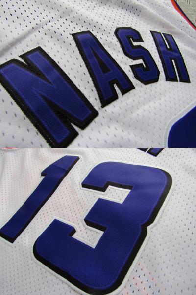 美品 NBA SUNS スティーブ・ナッシュ NASH #13 ★ フェニックス・サンズ ユニフォーム ゲームシャツ ジャージ 刺繍 L_画像7