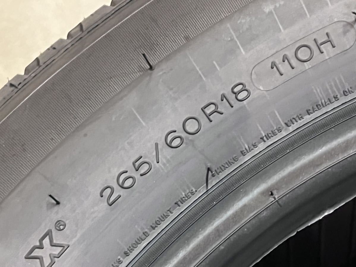 新車外し 21年50週 265/60R18 ミシュラン LATITUDE TOUR HP タイヤ 18 ...