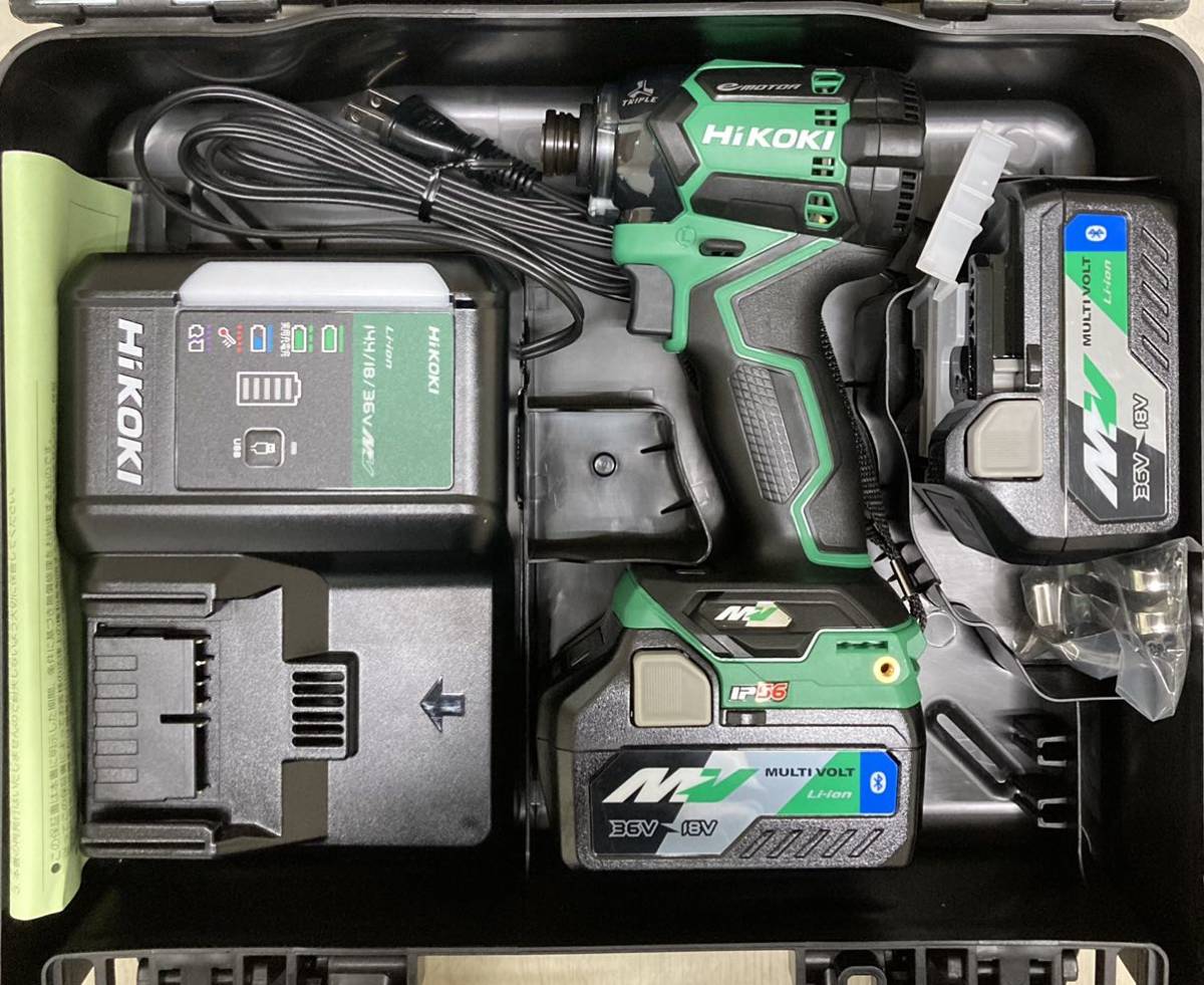 新品未使用!!HiKOKI(旧HITACHI)コードレスインパクトドライバWH 36DC