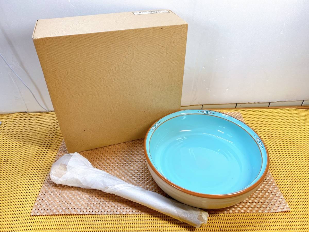 未使用　貴重　レトロ　Noritake　ノリタケ　お皿　深皿　菓子皿　高さ約6.5cm　直径約23.5cm　長期保管品　現状品