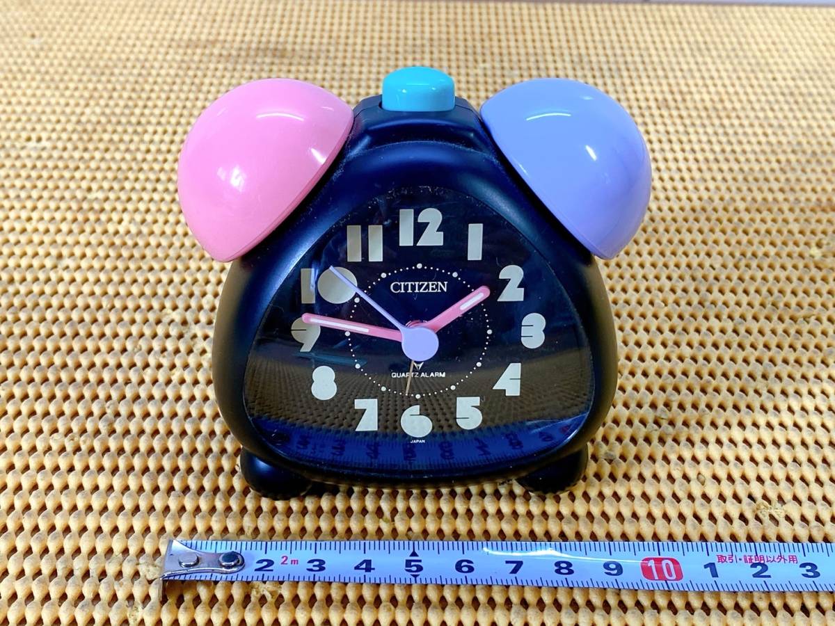 送料520円！　貴重　レトロ　CITIZEN　シチズン　QUARTZ ALARM　目覚まし時計　時計　長期保管品　現状品_画像1