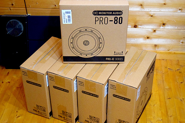 在庫限り】 Audio ☆新品・5本セット☆Monitor 埋込スピーカー