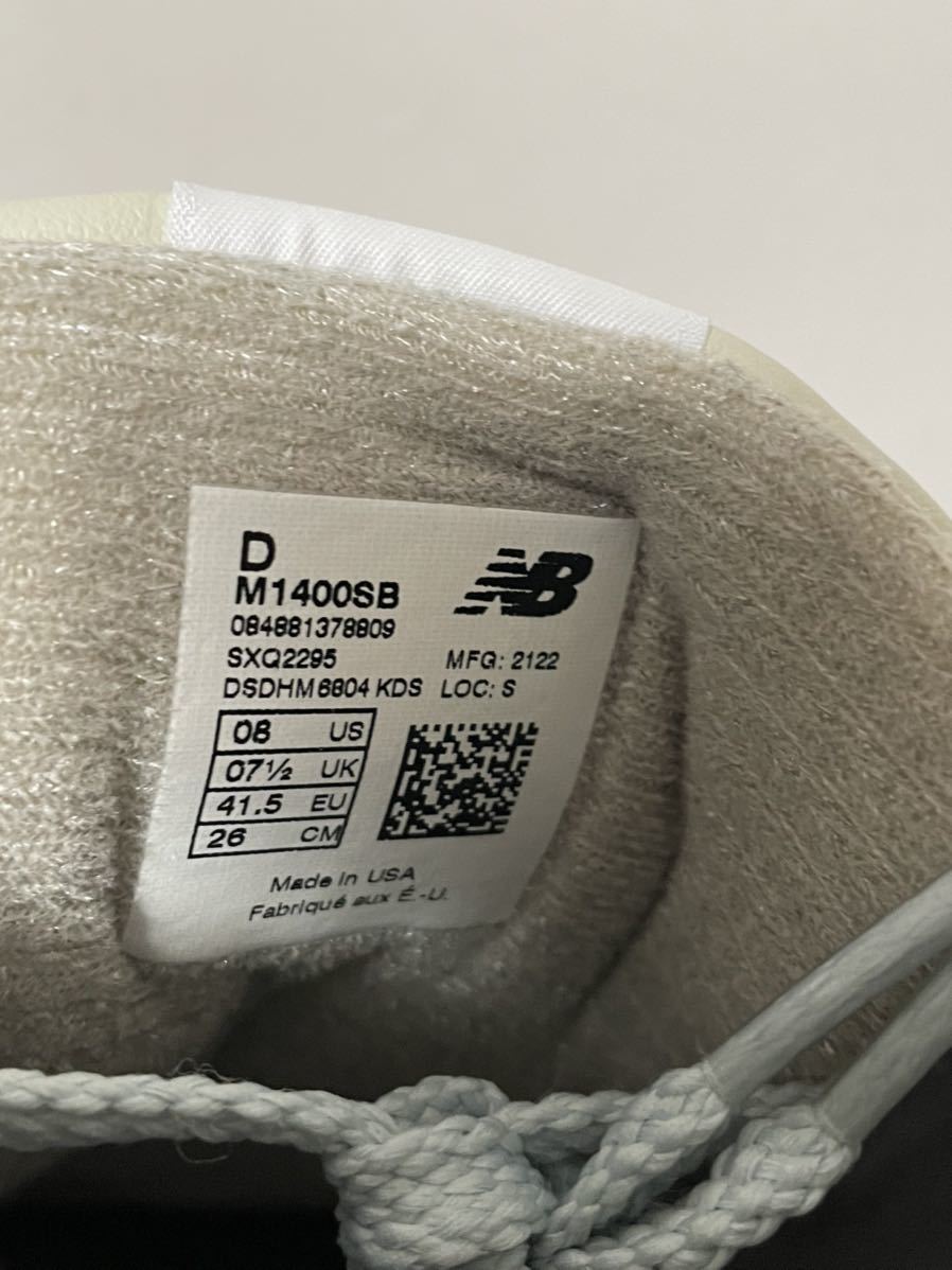 2021年復刻 New Balance M1400SB STEEL BLUE スティールブルー 2021年復刻 New Balance M1400SB STEEL BLUE スティールブルー